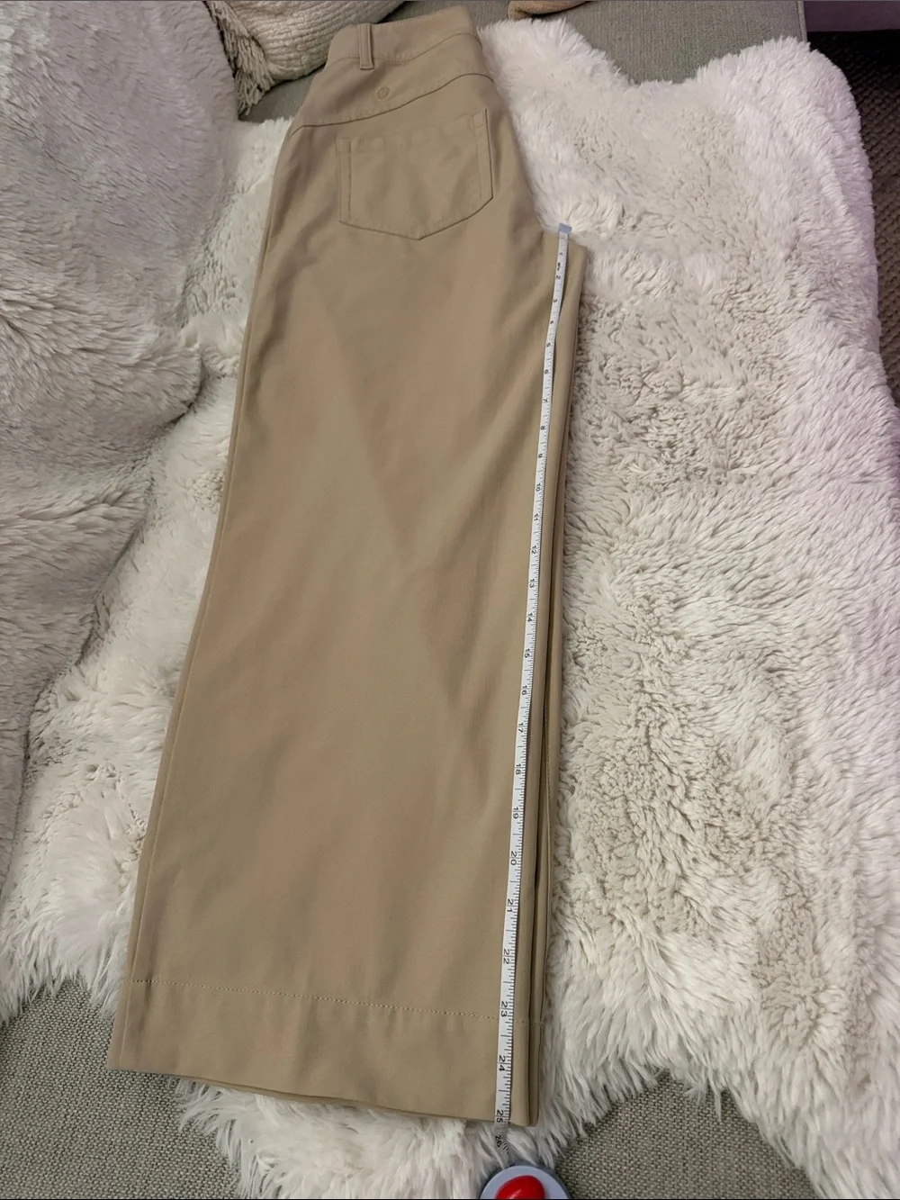 Lululemon City Sleek 5-Pocket Wide-Leg Pants in Trench (Size 26, 25” Inseam